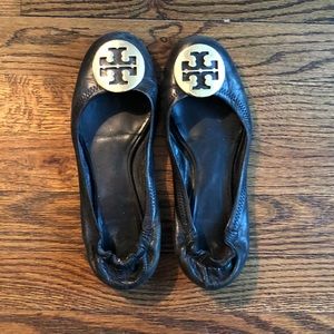 Black Tory Burch flats - 6.5